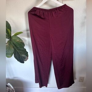 Open edit silk pants